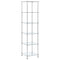 vidaXL 6-Tier Shelf Transparent 40x40x160 cm Tempered Glass