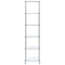 vidaXL 6-Tier Shelf Transparent 40x40x160 cm Tempered Glass