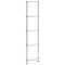 vidaXL 5-Tier Shelf Transparent 30x30x130 cm Tempered Glass