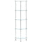 vidaXL 5-Tier Shelf Transparent 30x30x130 cm Tempered Glass