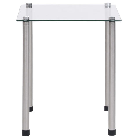 vidaXL Nesting Tables 3 pcs Transparent Tempered Glass