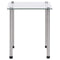 vidaXL Nesting Tables 3 pcs Transparent Tempered Glass