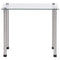 vidaXL Nesting Tables 3 pcs Transparent Tempered Glass