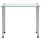 vidaXL Nesting Tables 3 pcs Transparent Tempered Glass