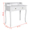 vidaXL Modern Vanity Makeup Table