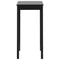 vidaXL Bar Table MDF Black 55x55x107 cm