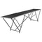 vidaXL Folding Pasting Table MDF and Aluminium 300x60x78 cm