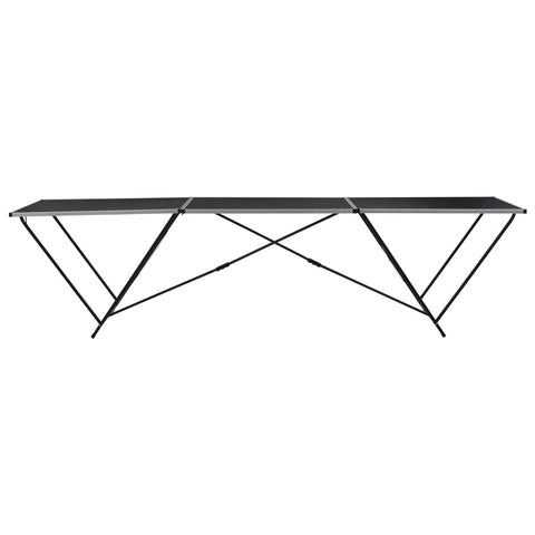 vidaXL Folding Pasting Table MDF and Aluminium 300x60x78 cm