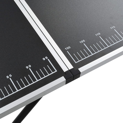 vidaXL Folding Pasting Table MDF and Aluminium 300x60x78 cm