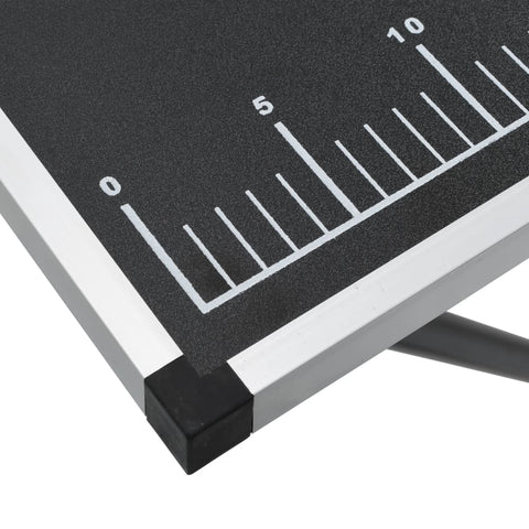 vidaXL Folding Pasting Table MDF and Aluminium 300x60x78 cm