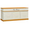 vidaXL Storage Bench Solid Paulownia Wood 100 cm