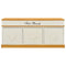 vidaXL Storage Bench Solid Paulownia Wood 100 cm