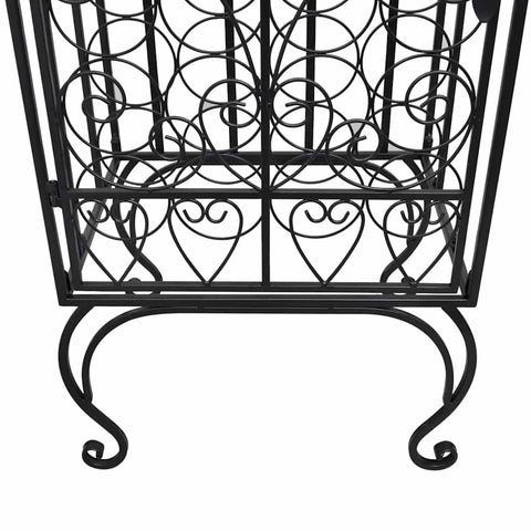vidaXL Wine Rack for 28 Bottles Metal