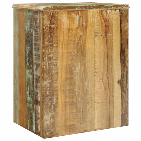 vidaXL End Table with 1 Drawer 1 Door Reclaimed Wood