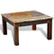 vidaXL Coffee Table Square Reclaimed Wood