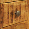 vidaXL Nightstand with 1 Drawer Solid Mango Wood