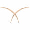 vidaXL Wooden Magazine Rack Floor Standing Natural