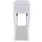 vidaXL Dressing Console Table with Three Drawers White