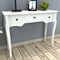 vidaXL Dressing Console Table with Three Drawers White