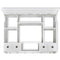 vidaXL Wooden Kitchen Wall Cabinet White