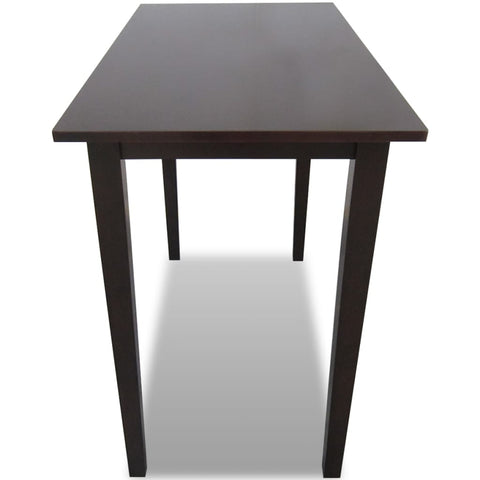 vidaXL Wooden Bar Table Brown