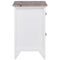vidaXL Nightstand 2 pcs with 2 Drawers Brown and White