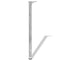 4 Height Adjustable Table Legs Chrome 1100 mm