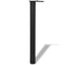 4 Height Adjustable Table Legs Black 710 mm