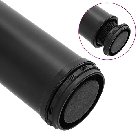 4 Height Adjustable Table Legs Black 710 mm