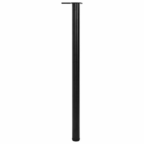 4 Height Adjustable Table Legs Black 1100 mm