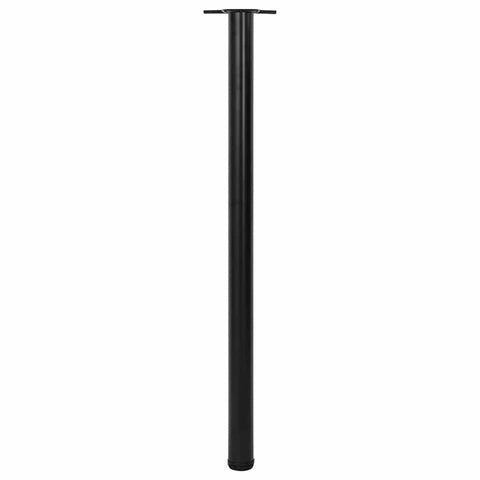 4 Height Adjustable Table Legs Black 1100 mm
