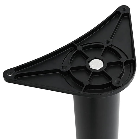 4 Height Adjustable Table Legs Black 1100 mm