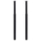 2 Telescopic Table Legs Black 710 mm-1100 mm
