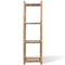 vidaXL 4-Tier Square Bamboo Shelf