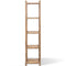 vidaXL 5-Tier Square Bamboo Shelf