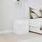 vidaXL Nightstand 2 pcs with Drawer White