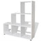 vidaXL Staircase Bookcase/Display Shelf 107 cm White