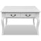 vidaXL vidaXL Coffee Table with 4 Drawers White