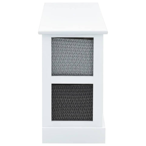 vidaXL Storage Bench 6 Drawers Wood