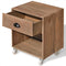 vidaXL Nightstand 2 pcs Brown Solid Wood