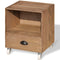 vidaXL Nightstand 2 pcs Brown Solid Wood