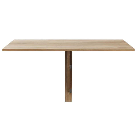 vidaXL Folding Wall Table Oak 100x60 cm