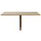 vidaXL Folding Wall Table Oak 100x60 cm