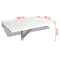 vidaXL Folding Wall Table White 100x60 cm