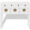 vidaXL Sideboard Chinese Style Solid Wood White