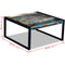 vidaXL Coffee Table Solid Reclaimed Wood 80x80x40 cm