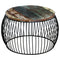 vidaXL Coffee Table Round Solid Reclaimed Wood 68x37 cm