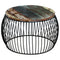vidaXL Coffee Table Round Solid Reclaimed Wood 68x37 cm