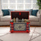 vidaXL Storage Chest Red Mango Wood 80x40x45 cm