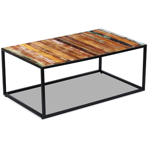 vidaXL Coffee Table Solid Reclaimed Wood 100x60x40 cm